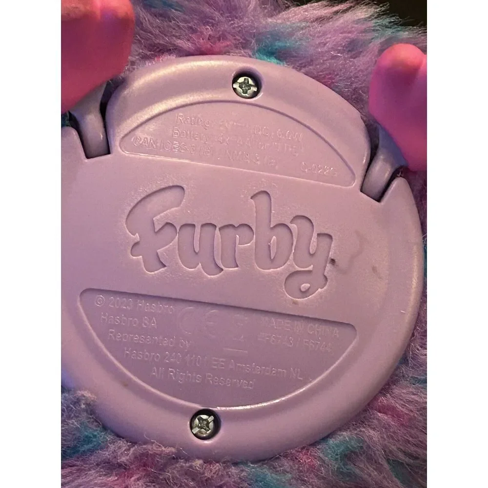 2023 Hasbro Furby Interactive Purple Plush Tested‎ And Is Working